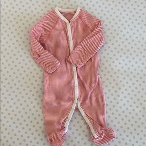 Ralph Lauren striped footie